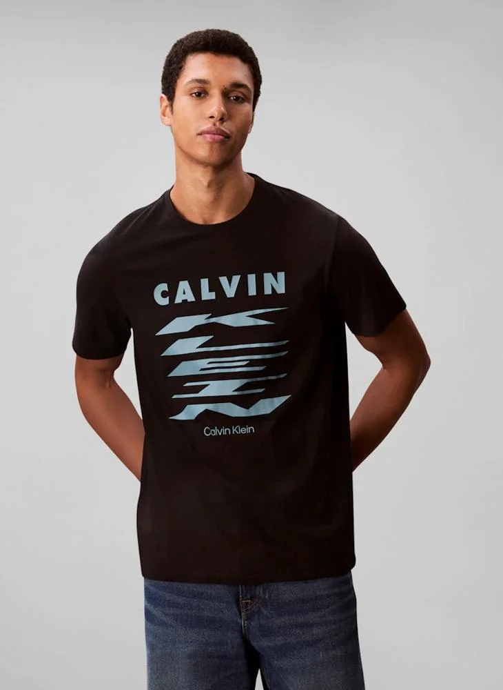 Calvin Klein Jeans 30S Graphic Crew Neck T-Shirt